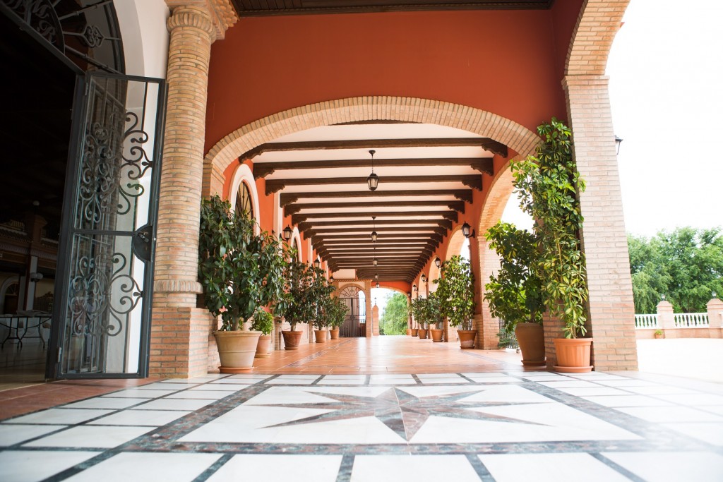 Porche de la hacienda